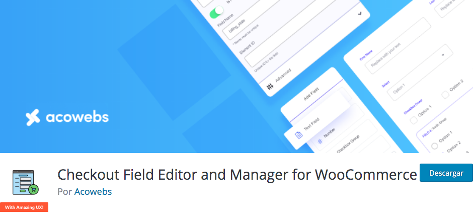 plugin Checkout field editor
