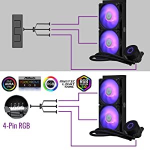 rgb Cooler master masterliquid ml240l