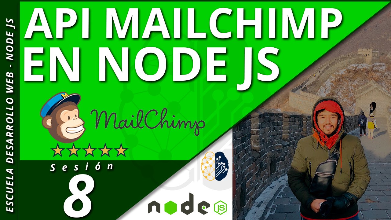 API Mailchimp NodeJS: cómo conectar y crear miembros en lista